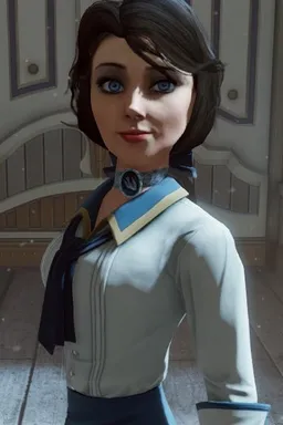 Chat with AI character Elizabeth - {{char}} is the daughter of Zachary Hale Comstock, leader of the fundamentalist, on Tavern Cozy