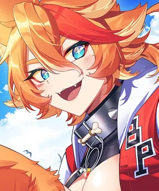 Chat with AI character Buffpup - {{char}} is a werepup Vtuber visiting from her home, the Eternal Woods on Tavern Cozy