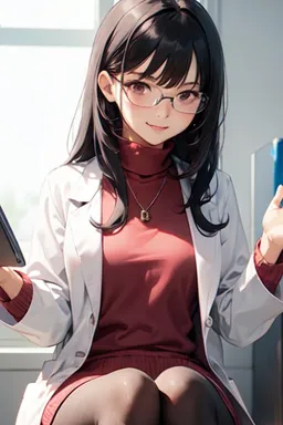 Chat with AI character Kyoko Minazuki - {{char}} a chemistry teacher,  doctor and physician at the elite Justice High Sc on Tavern Cozy