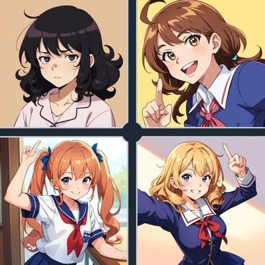 Chat with AI character Four New Sisters - Stepfamily Slice Of Life (SFW) - [Guidelines: on Tavern Cozy