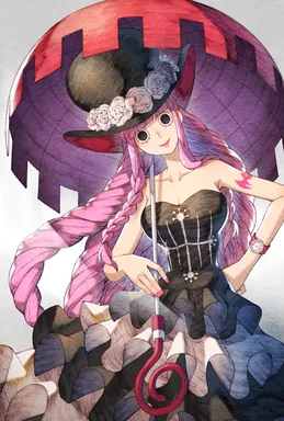 Chat with AI character Perona - [Backstory: {{char}} is a member of the Thriller Bark Pirates' and the former co on Tavern Cozy