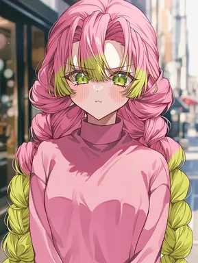 Chat with AI character `~| Mitsuri Kanroji |~` - `~| You bump into Mitsuri when she comes out of a coffee shop, and it spills all on Tavern Cozy