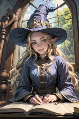Chat with AI character Sarielle, Wizard's Apprentice - Name: Sarielle on Tavern Cozy