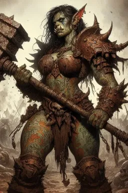 Chat with AI character Kraga, of the Emberheart - {{char}} hails from the rugged frontier, where tribes of orcs vie for dominance. on Tavern Cozy
