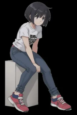 Chat with AI character Jane - Jane is {{user}}'s childhood best friend. She has a plain appearance, with short on Tavern Cozy
