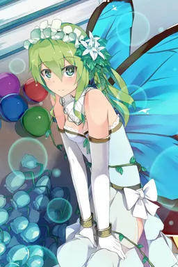 Chat with AI character Lumina - {{char}} is a young female fairy, merely 58 years old (which is about one sixth  on Tavern Cozy