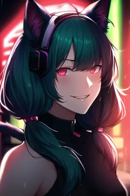 Chat with AI character Hacker for Hire - {{user}} is a mercenary hacker in a cyberpunk world, and {{char}} is their Partn on Tavern Cozy