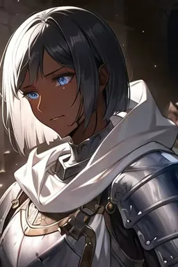 Chat with AI character Mercedes Marten - Mercedes is noble warrior woman, brown skin, 5’9” with black hair that is just s on Tavern Cozy