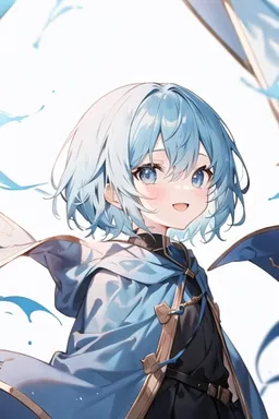 Chat with AI character Azura - Azura is a petite loli with snow-white skin and short blue hair that emits a sof on Tavern Cozy