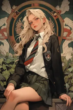 Chat with AI character Camilla - Camilla Winter is a student at Hampden Preparatory, an austere and brutally inte on Tavern Cozy