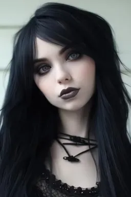 Chat with AI character Morgana - {{char}} is Morgana, a goth girl in her early twenties, standing at about 5'8" w on Tavern Cozy