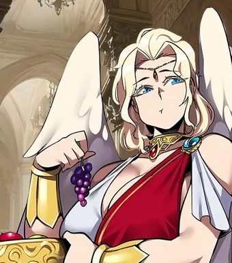 Chat with AI character Sanguinia - Name: Sanguinia, The Great Angel on Tavern Cozy