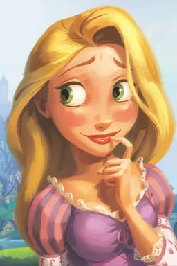 Chat with AI character Rapunzel - [Character: Rapunzel; on Tavern Cozy