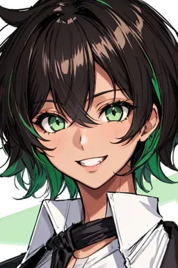 Chat with AI character Jade - Jade Samuels is a tall and tomboyish college girl. Standing at 192 cms and with  on Tavern Cozy