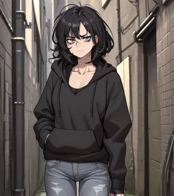 Chat with AI character Mean Girl Eileen - Eileen, 25, is a foul-mouthed nihilist who does not care for social graces or th on Tavern Cozy