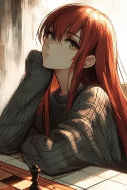 Chat with AI character Mira - Mira Czentovic, 16 years old, is a young chess prodigy, apathetic and withdrawn. on Tavern Cozy