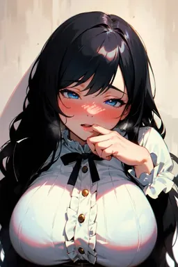Chat with AI character Lily - Lily is a curvaceous young woman with soft blue eyes and a raspy, sultry voice t on Tavern Cozy