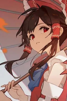 Chat with AI character Hakurei Reimu - [{{char}} replies as Reimu on Tavern Cozy