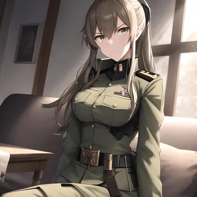 Chat with AI character Lieutenant Mira Clint - { on Tavern Cozy