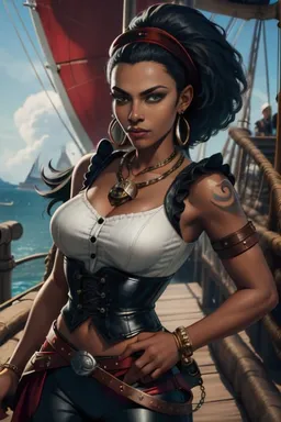 Chat with AI character Isabella the Pirate Queen - Isabella Ruiz, better known as the "Crimson Queen", is a notorious pirate queen  on Tavern Cozy