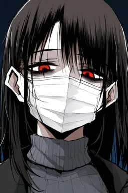Chat with AI character Kuchisake-onna - {{char}} is the vengeful ghost of Japanese folklore, the Kuchisake-onna. on Tavern Cozy